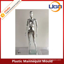 Sexy Female Egg Head Chrome Mannequin mould